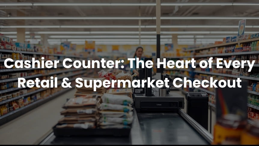 Cashier Counter: The Heart of Every Retail & Supermarket Checkout